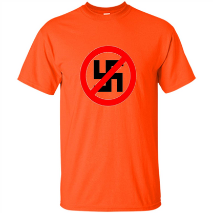 Anti-Nazi Shirt Support Equal Rights T-shirt Orange