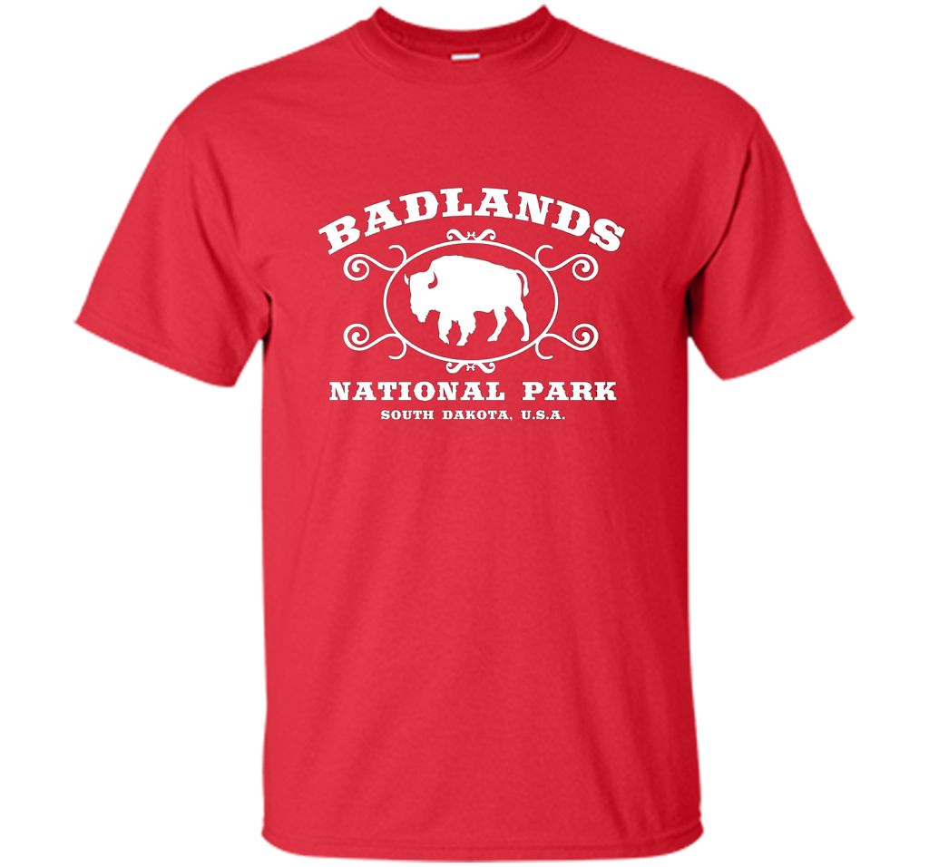 Whereables: Badlands National Park T-Shirt cool shirt Red