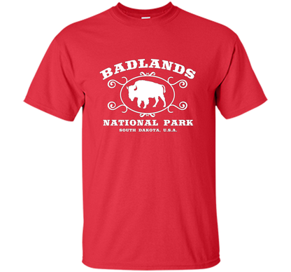 Whereables: Badlands National Park T-Shirt cool shirt Red