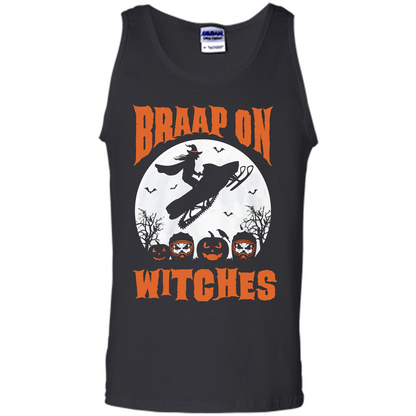 Halloween T-shirt Braap On Witches T-shirt Black