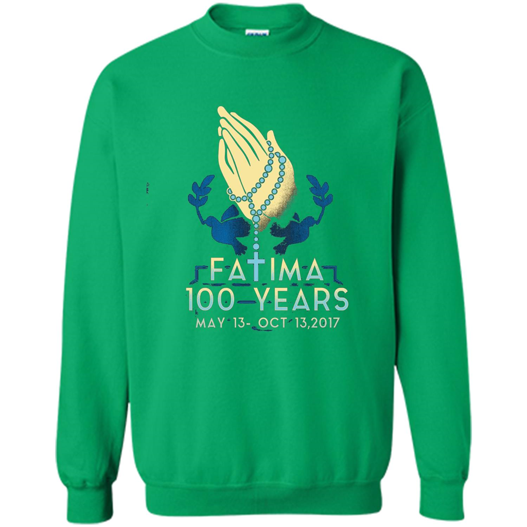 Fatima 100 Years T-shirt Irish Green