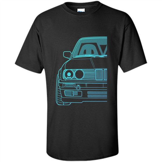 Mens Racing. Gradient E30 3 Series T-shirt Black