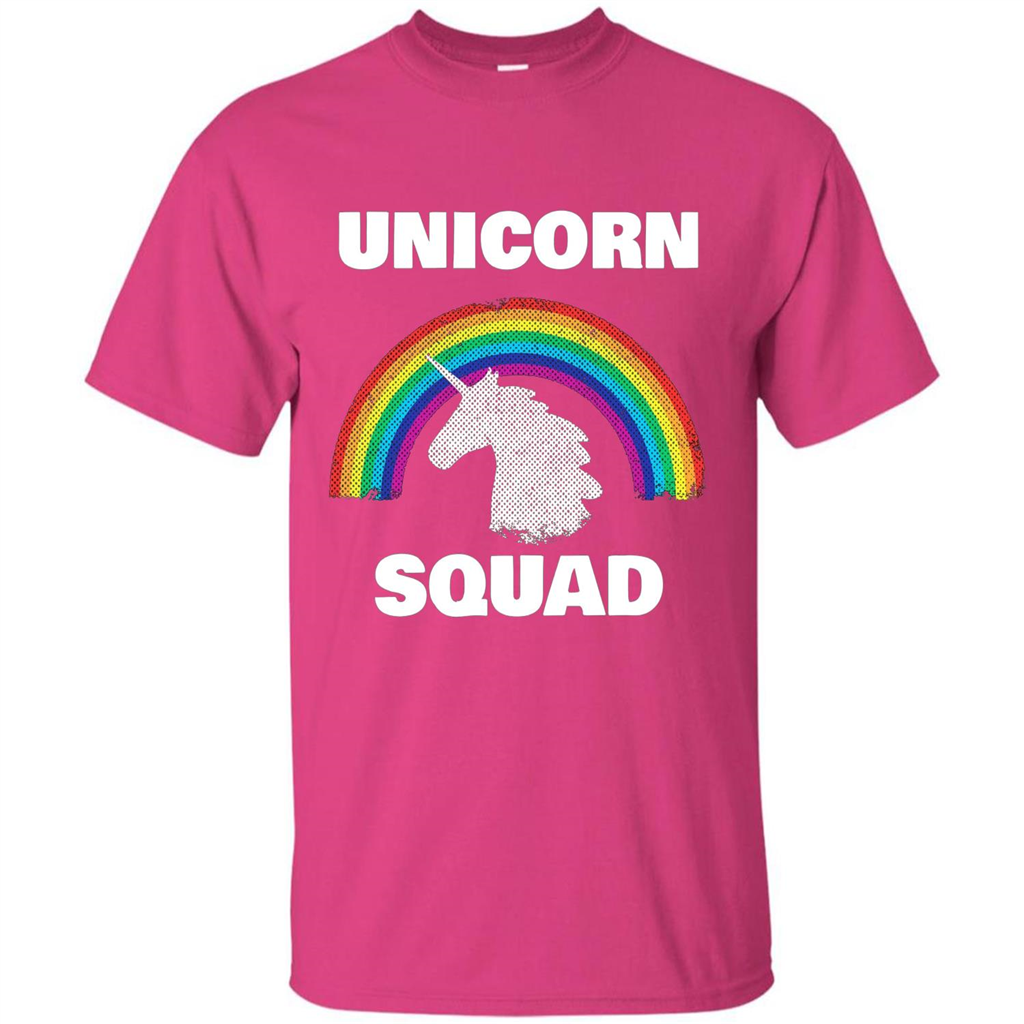 Unicorn Squad T-shirt Rainbow Unicorns Love T-Shirt Heliconia