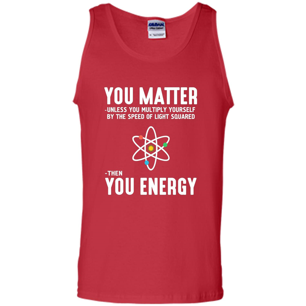 Neil deGrasse Tyson You Matter Then You Energy T-Shirt Red