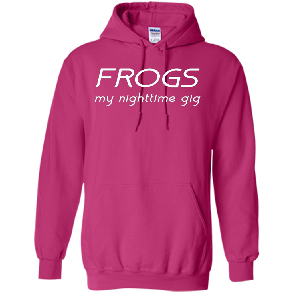 Frogs My Nighttime Gig T-shirt Heliconia