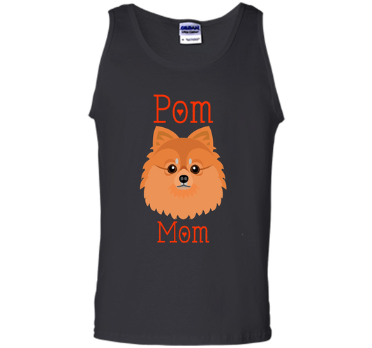 Pom Mom Pomeranian Dog Funny Shirt cool shirt Black