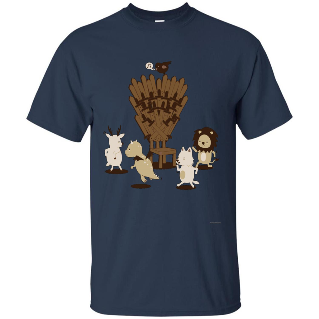 Game Of Musical Thrones Characters T-shirt Navy