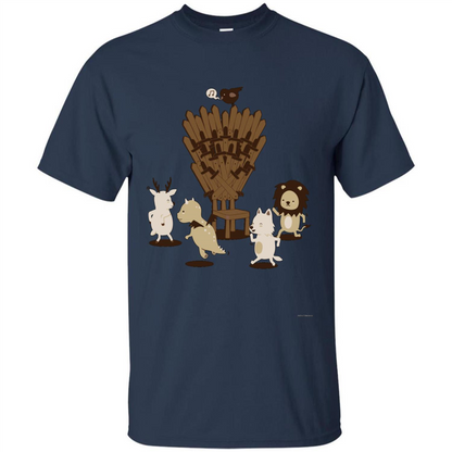 Game Of Musical Thrones Characters T-shirt Navy