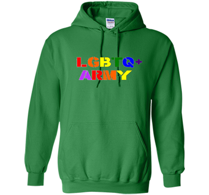 LGBTQ+ Army T-Shirt cool shirt Irish Green