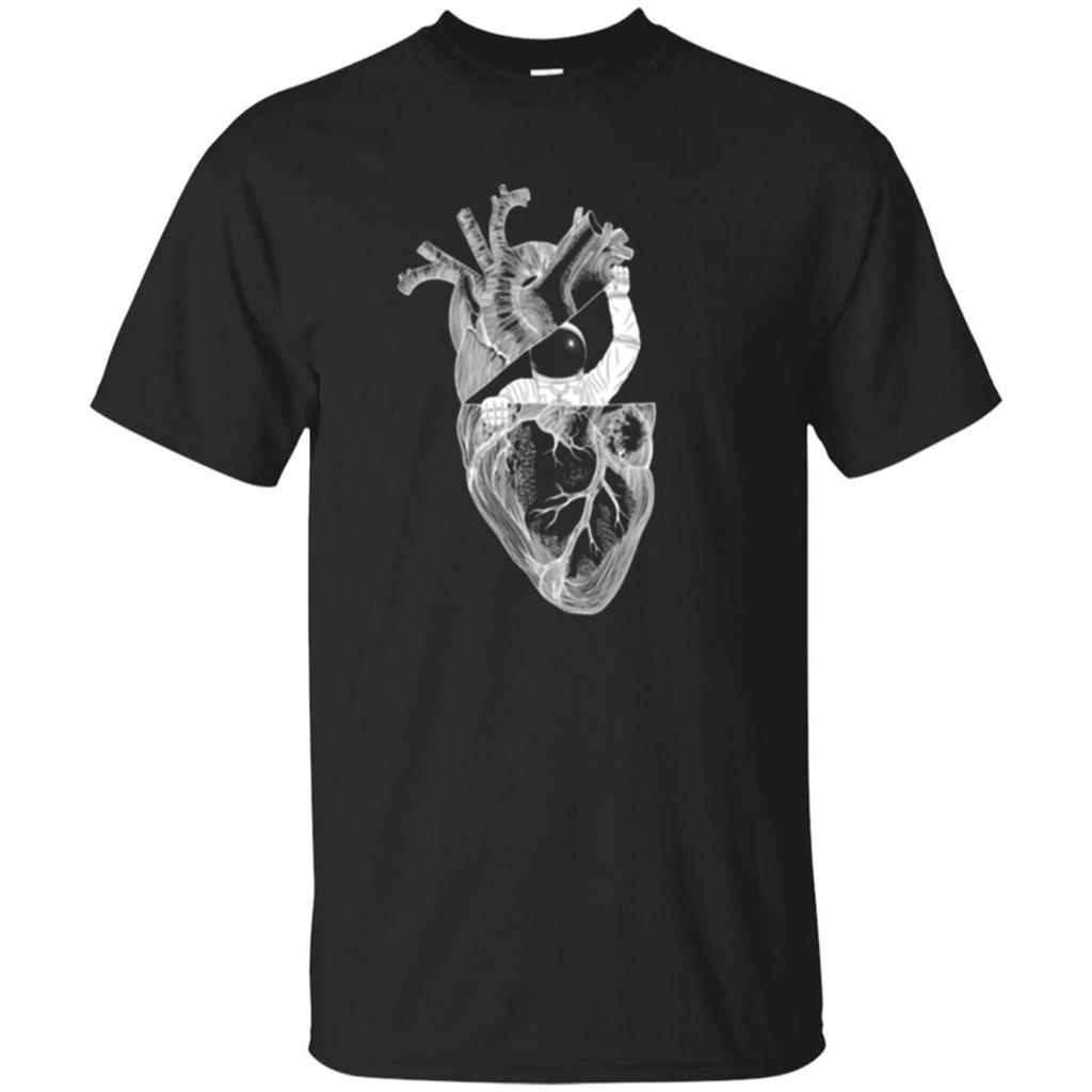 My Space T-shirt Heart T-shirt Black