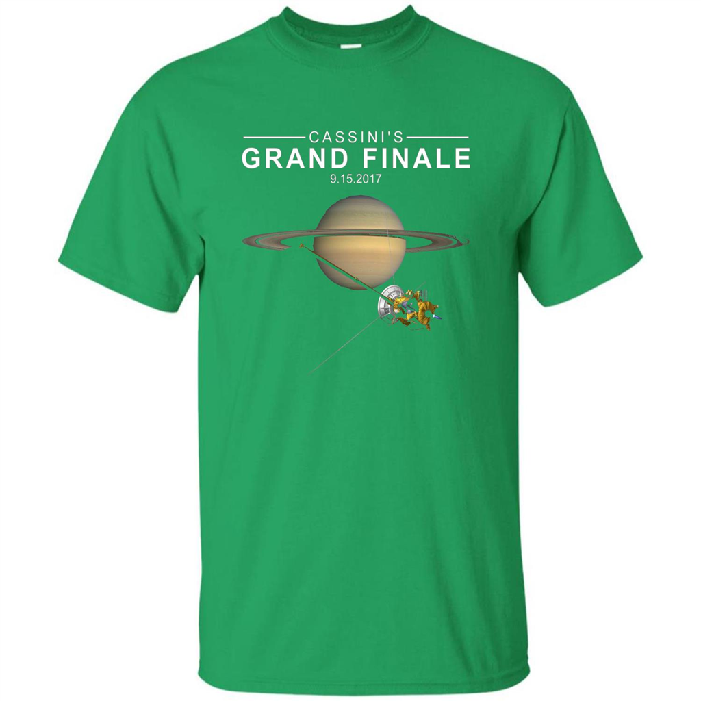 Cassini Grand Finale Space T-shirt Irish Green