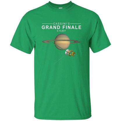 Cassini Grand Finale Space T-shirt Irish Green