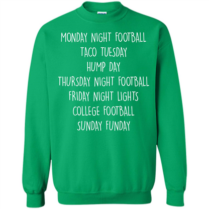 Football T-shirt Monday Night Football Taco Tuesday Irish Green
