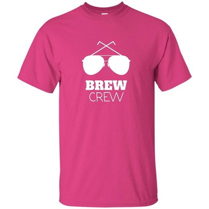 I'm The Brew Crew Groom Wedding Male T-Shirt Heliconia