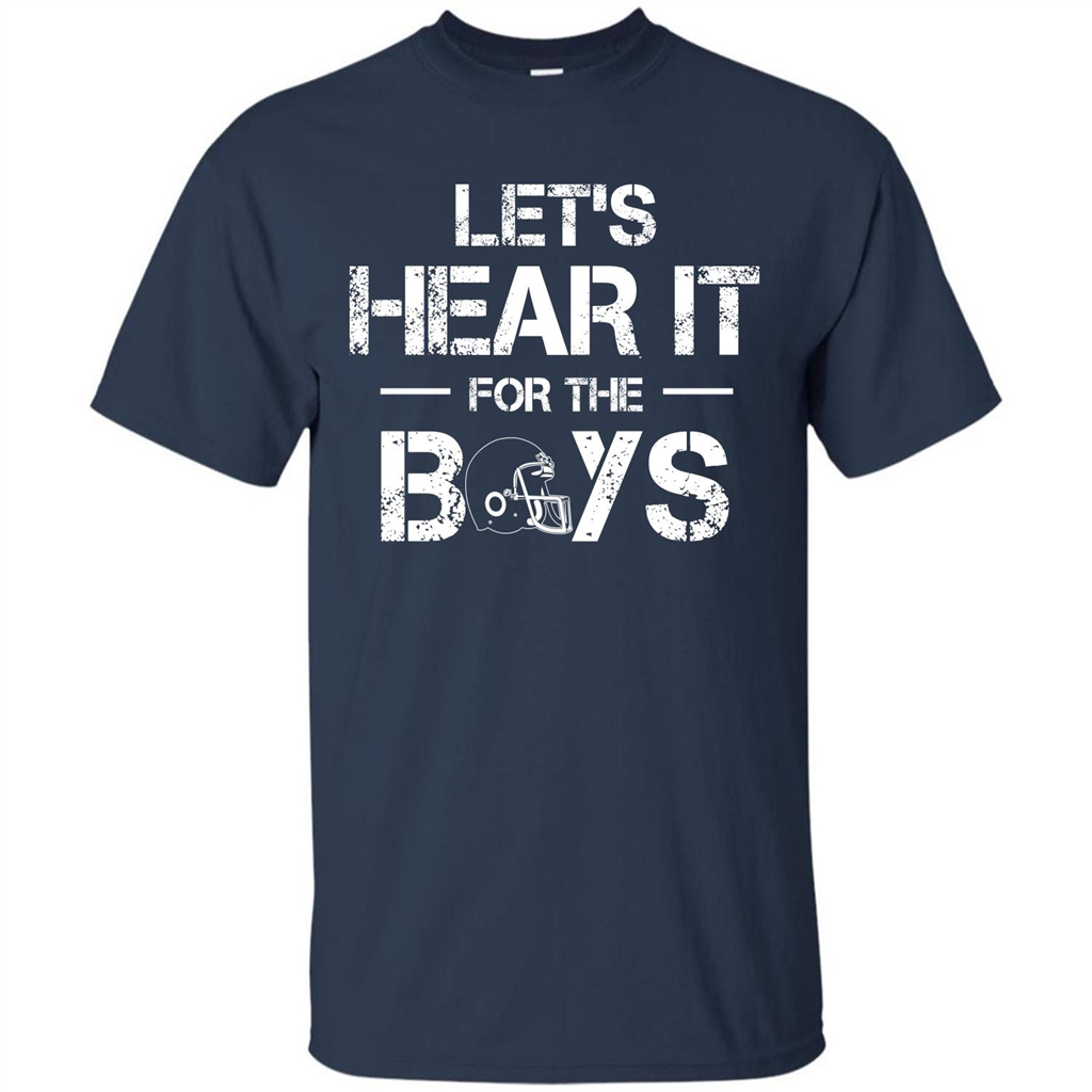 Football T-shirt Let's Hear It For The Boys Navy