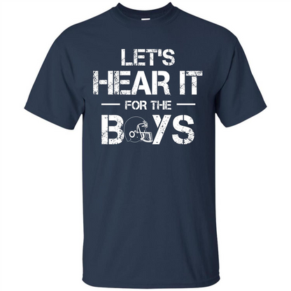 Football T-shirt Let's Hear It For The Boys Navy