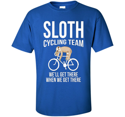 Sloth Cycling Team T-shirt Royal