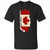 Canada Hockey Funny T-Shirt Canada Hockey Flag T-shirt