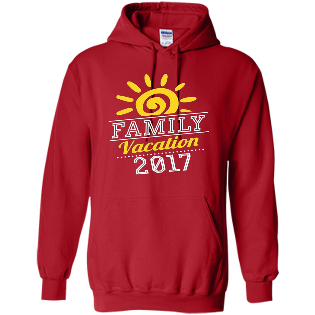 Summer T-shirt Family Vacation 2017 T-shirt Red