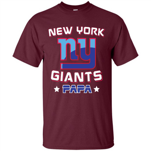 Football T-shirt New York Ny Giants Papa