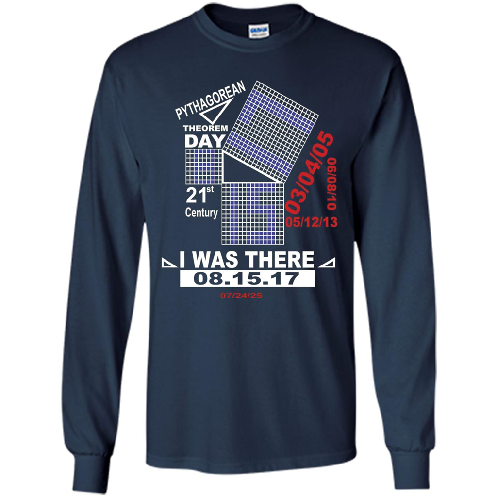 Pythagorean Theorem day T-shirt Navy