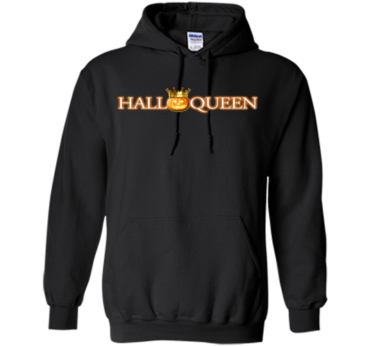 Halloween T-Shirt Halloween Pumpkin Queen T-shirt Black