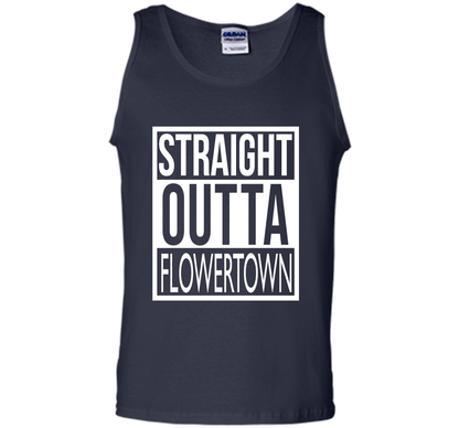 Straight Outta Flowertown (Summerville) Unisex Tee t-shirt Navy
