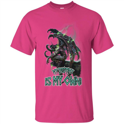 World of Warcraft T-shirt My Destiny Is My Own T-shirt Heliconia