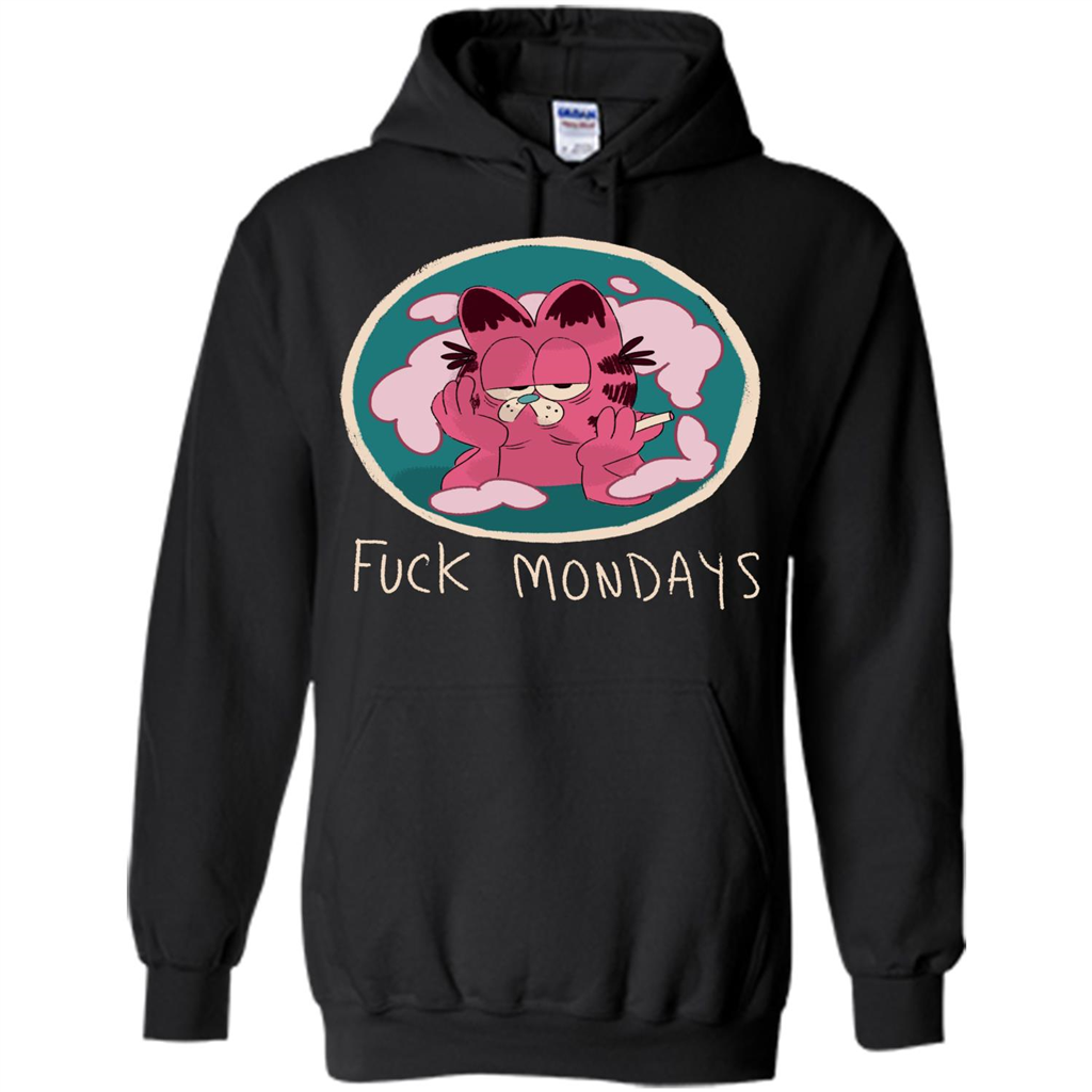 Funny T-shirt Fck Mondays Black