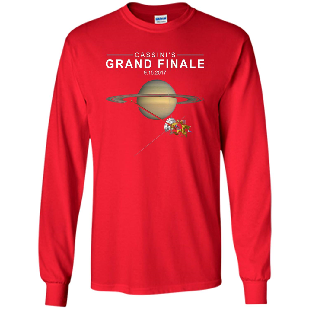 Cassini Grand Finale Space T-shirt Red