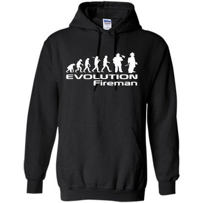 Firefighter T-shirt - Evolution Fireman T-shirt Black