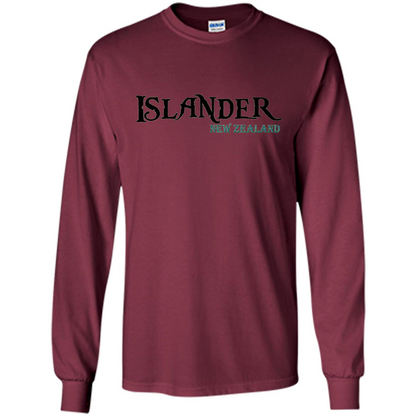 Islander New Zealand T-shirt Maroon