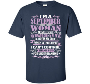 I'm A September Woman T-shirt