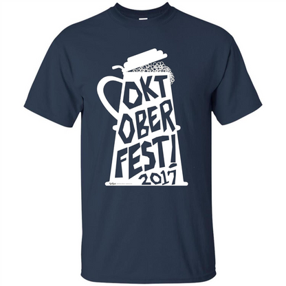 Oktoberfest 2017 Drinking Festival T-shirt Navy