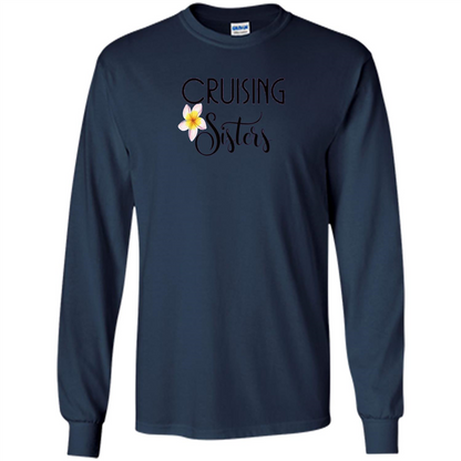 Cruising Sisters T-Shirt Cruise Vacation T-shirt Navy