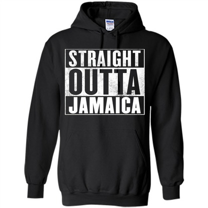 Jamaica T-Shirt - Straight Outta Jamaica T-shirt Black