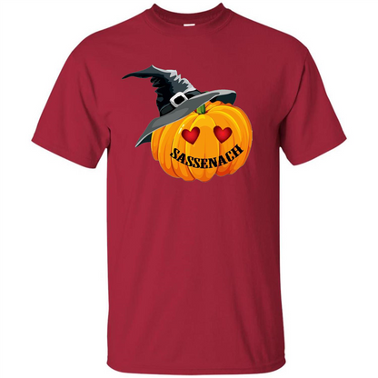 Sassenach Pumpkin Halloween T-shirt Cardinal