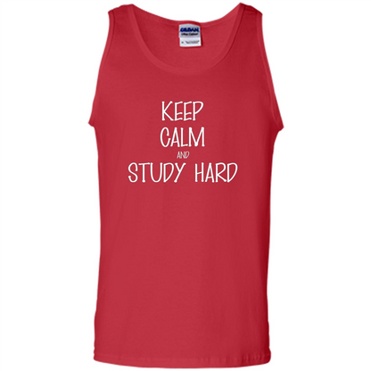 Keep Calm T-shirt Keep Calm and Study Hard T-shirt Red