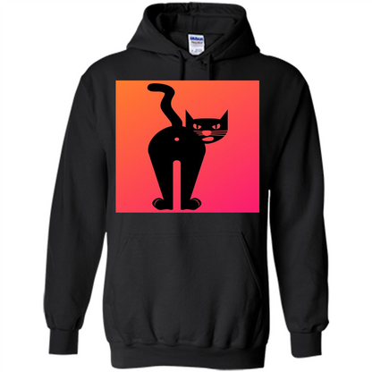 Cat Butt T-shirt Funny Cat Attitude T-shirt Black