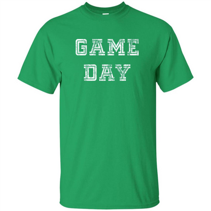 Game Day Football T-Shirt For Football Fans Irish Green