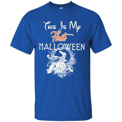 Halloween T-shirt This Is My First Halloween Royal