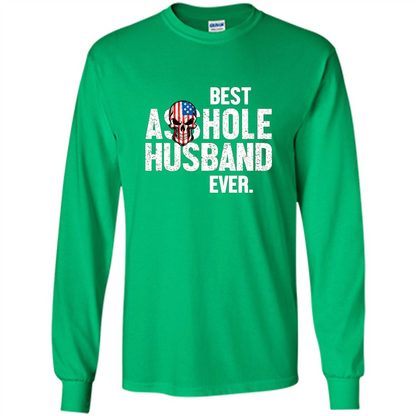Best Asshole Husband Ever Funny T-shirt Irish Green