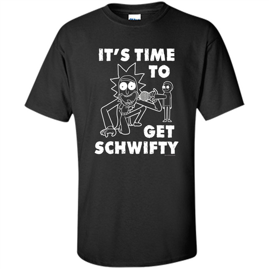 TV Series T-shirt It's Time To Get Schwifty T-shirt Black
