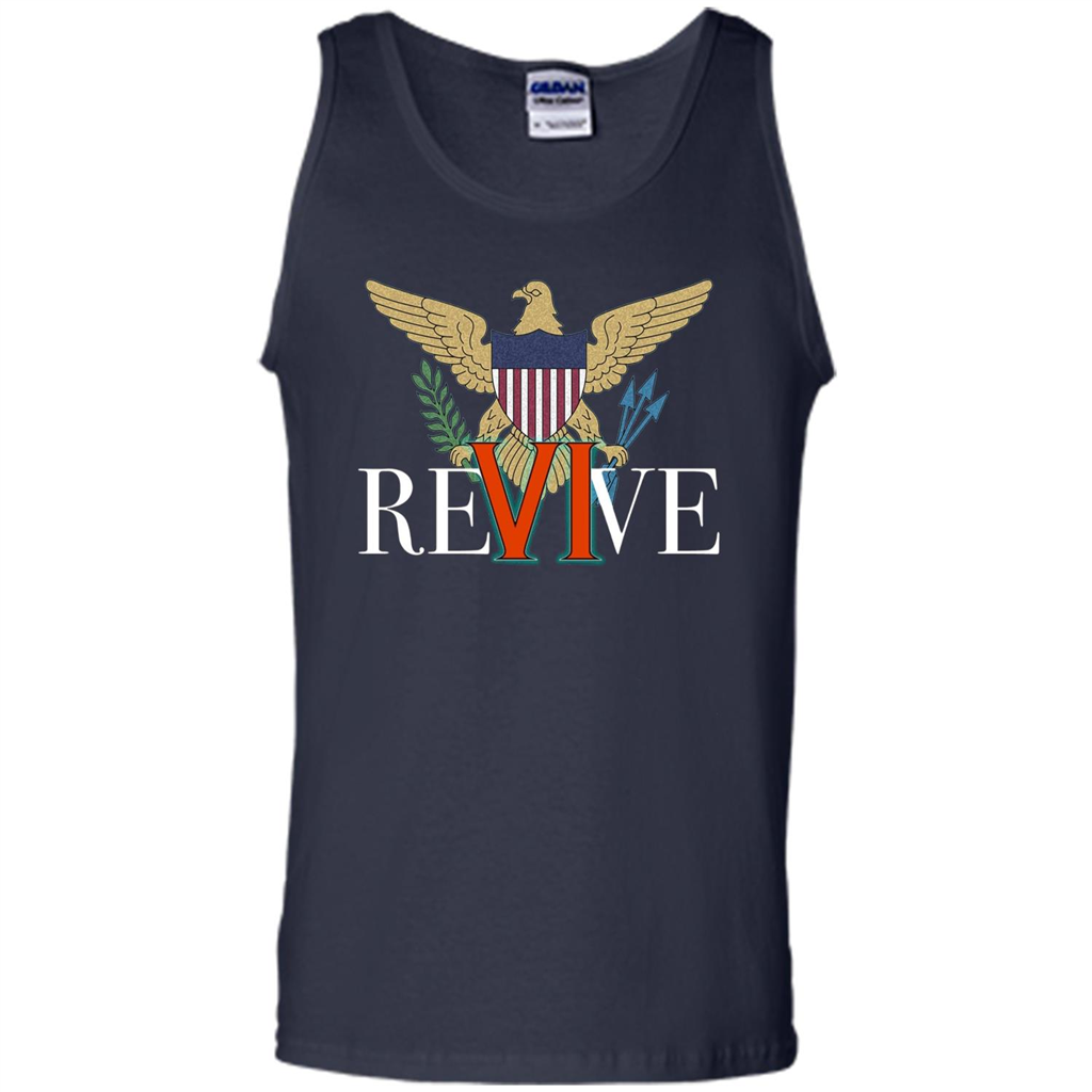 Revive the VI US Virgin Islands Strong T-shirt Navy