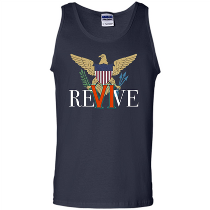 Revive the VI US Virgin Islands Strong T-shirt Navy