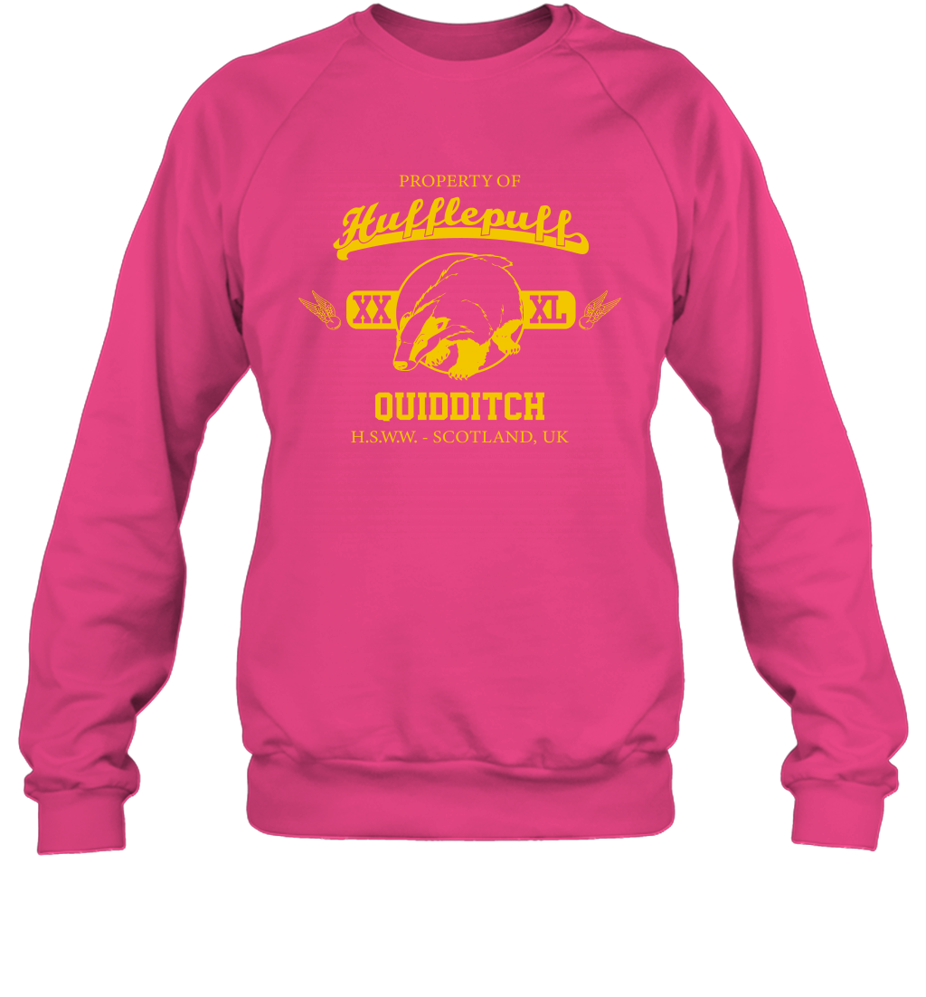 Property Of Hufflepuff Quidditch Harry Potter Sweatshirt Sweatshirt Heliconia