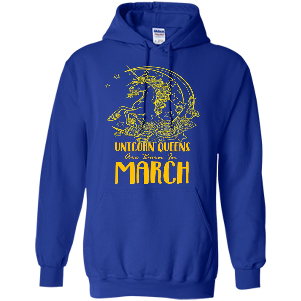 March Unicorn T-shirt Unicorn Queens Are Born In March Royal