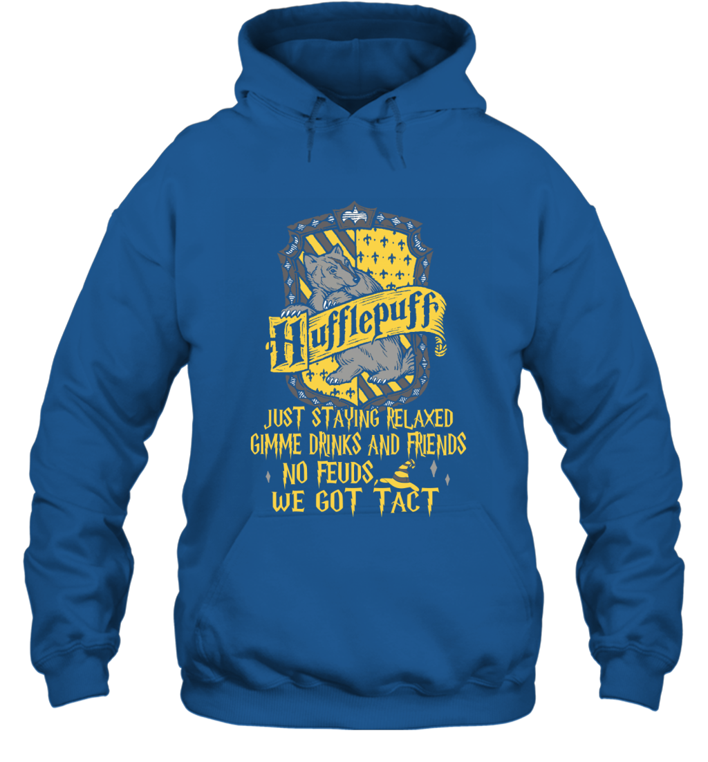Harry Potter Quotes Hufflepuff Hoodie Royal