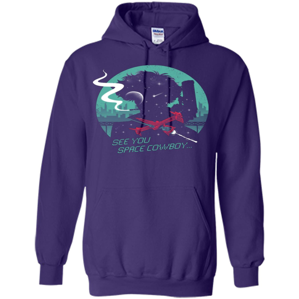 Space Cowboy T-shirt See You Space Cowboy Purple