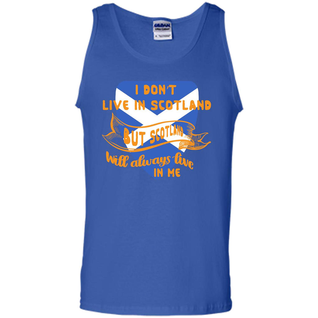 Scotland T-shirt Will Always Live In Me Royal